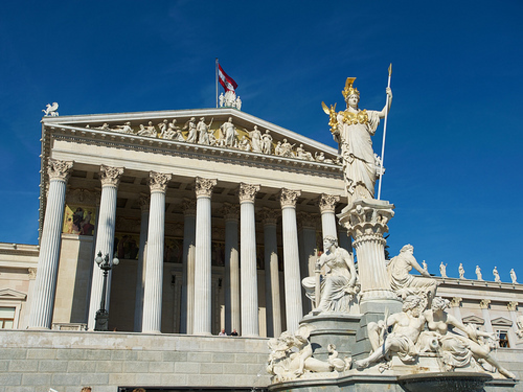 Austrian Parliament Building Vienna